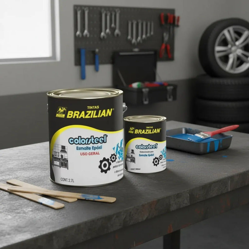 Tinta Epóxi Com Endurecedor Brazilian- 3,6l