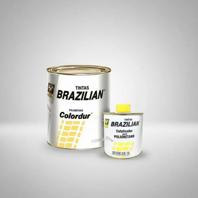 Tinta Pu Azul Safira Vw 74 1/4 675ml + Catalisador Brazilian
