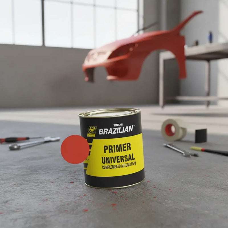 Primer Universal Vermelho Óxido Brazilian 900ml Automotivo