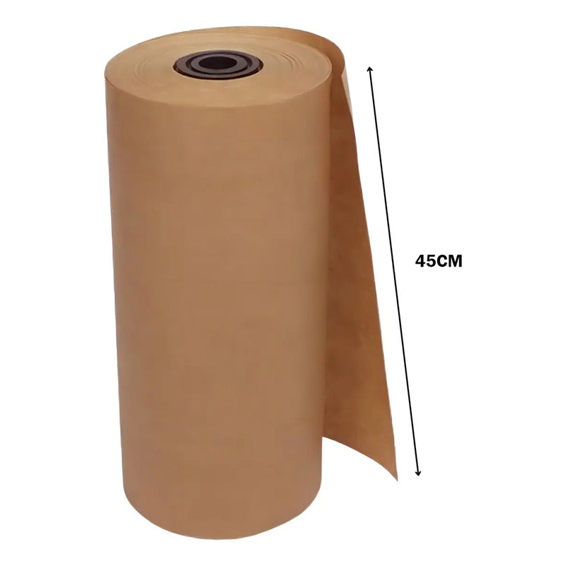 Papel Semi Kraft Bobina 60gr 45 X 50 Pardo Embalagem 1kg Palha