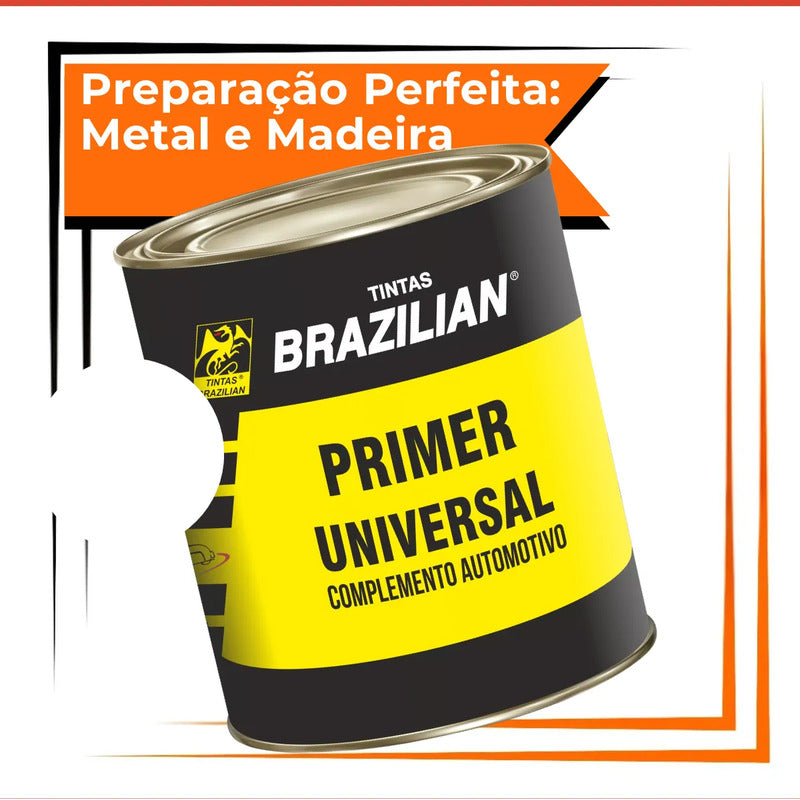 Primer Universal Branco Brazilian 900ml Automotivo E Madeira