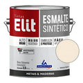 Esmalte Sintético Elit 3,6l Cores Brilhantes Metais/madeir Cor Marfim