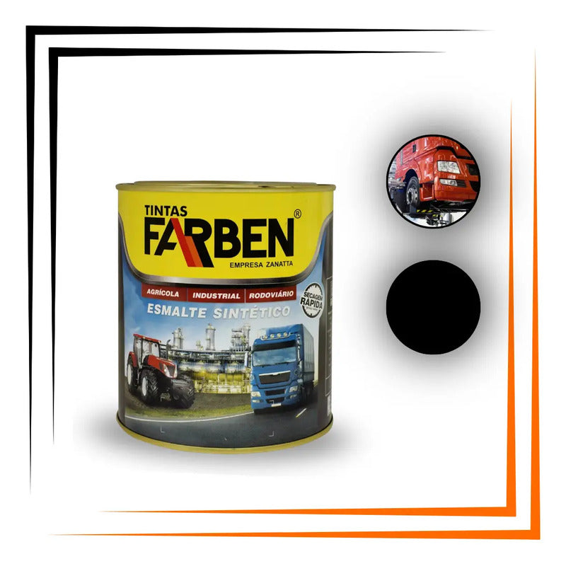 Esmalte Industrial Automotivo 3,6l Farben Varias Cores
