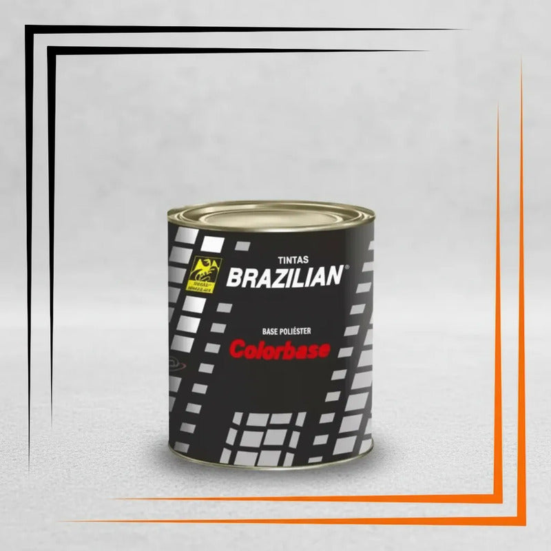 Tinta Automotiva Poliéster Preto Vesuvio Perol. Fiat 900ml.