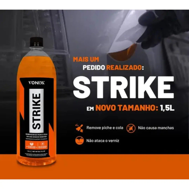 Strike Removedor De Cola E Piche 1,5l Limpeza Automotiva