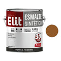 Tinta Esmalte Sintético Elit 3,6l Metais Madeiras Brilho Marrom Conhaque Brilhante