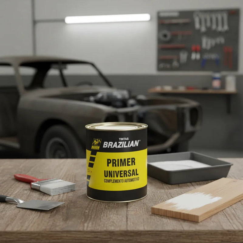 Primer Universal Branco Brazilian 900ml Automotivo E Madeira