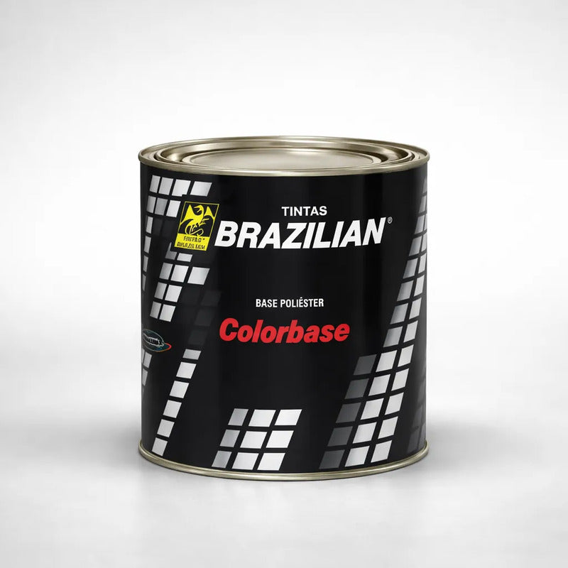 Tinta Automotiva Poliéster Preto Ebony Ford 98 - 900ml.