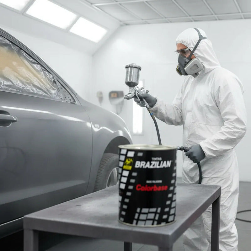Tinta Automotiva Poliéster Cinza Sand Met. Gm - 900ml.