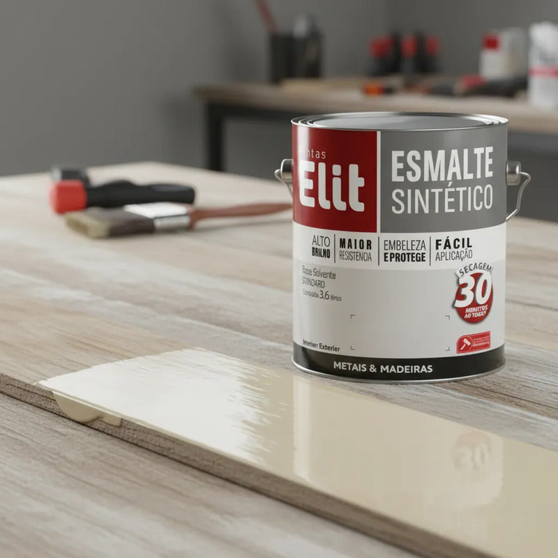 Esmalte Elit 3,6l Alta Resistência Brilhante Metais