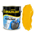 Esmalte Sintético Sintelux Alto Brilho  Brazilian Tintas 3,6 Amarelo Ouro Brilhante