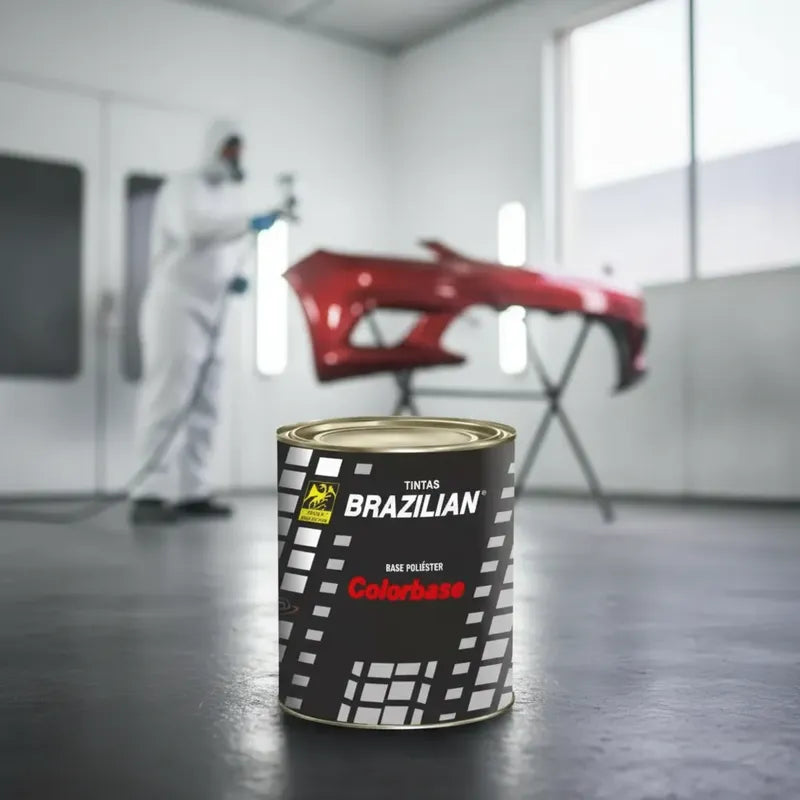Tinta Automotiva Poliéster Vermelho Perol Fiat 88 900ml