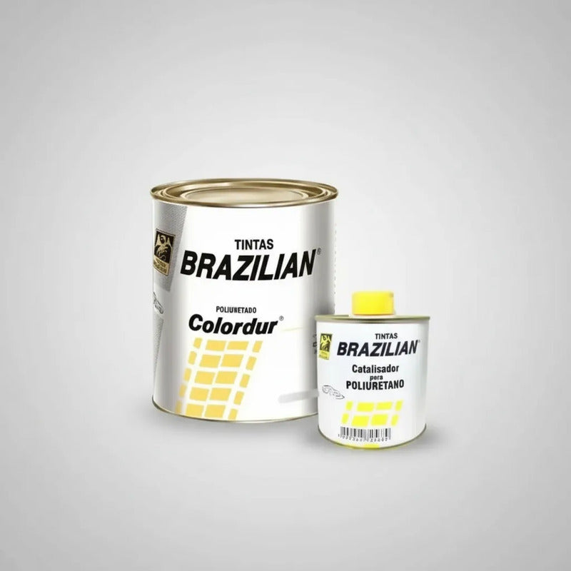 Tinta Pu Vermelho Bonanza 675ml + Catalisador Brazilia