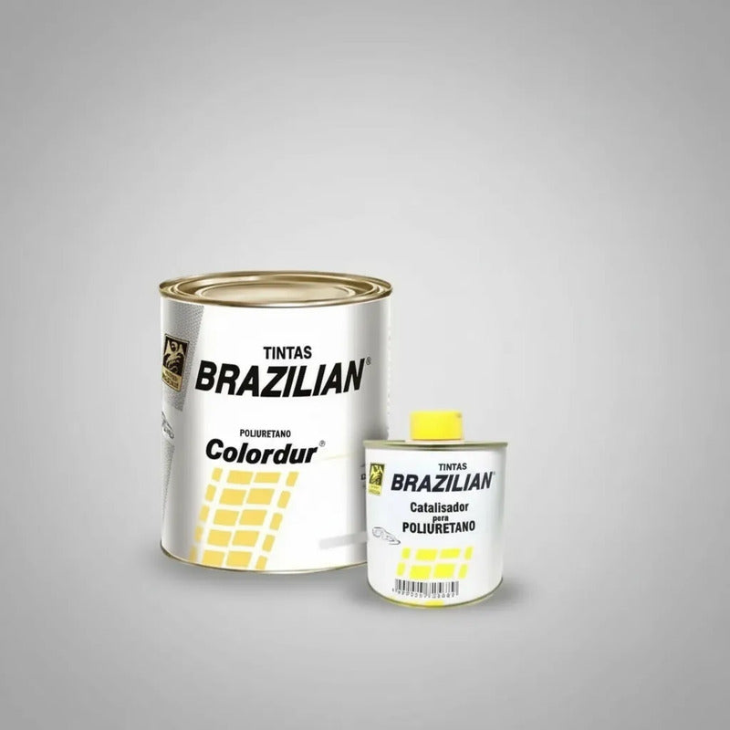 Tinta Pu Preto Cadilac 675ml + Catalisador Brazilian