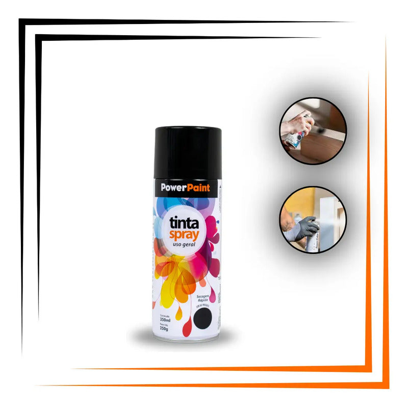 Tinta Spray Uso Geral 350ml Powerpaint