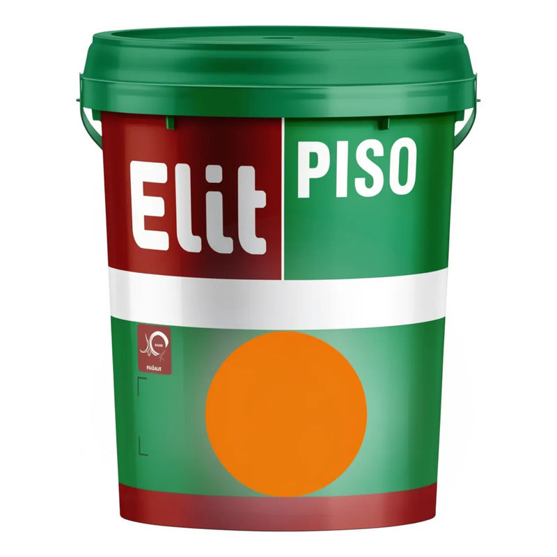 Tinta Para Piso Acrílica 3,6l Elit Alta Resistência Laranja Fosco