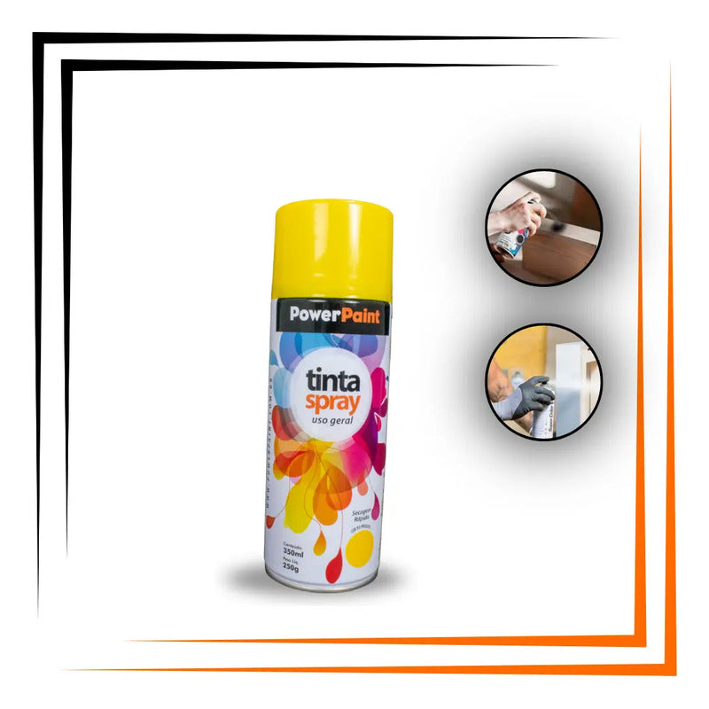 Tinta Spray Uso Geral 350ml Powerpaint