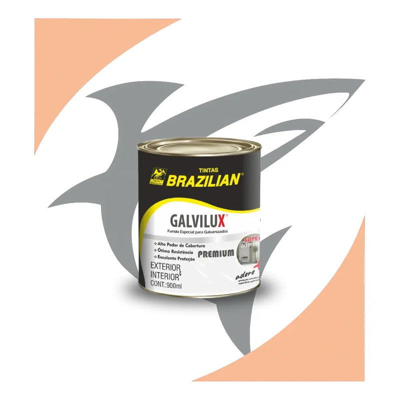 Fundo Galvanizado Galvilux Branco 900ml Brazilian