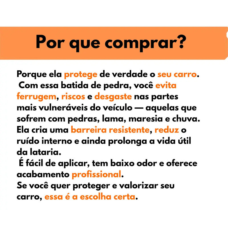 Maxi Rubber Batida De Pedra Preto 900ml - 1 Unid.