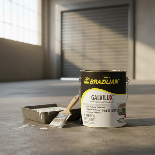 Fundo Galvanizado Galvilux Branco 3,6 Litros Brazilian