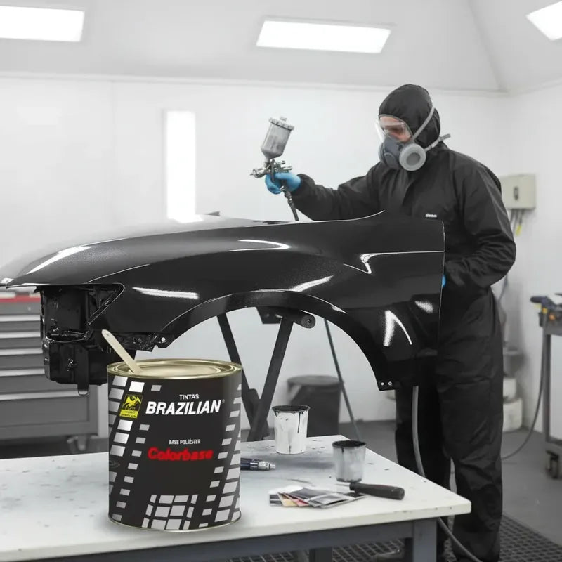 Tinta Automotiva Poliéster Preto Perola Ktv Peug/cit 900ml.