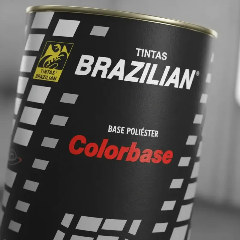Tinta Automotiva Poliéster Preto Vulcano Fiat 01 900ml.