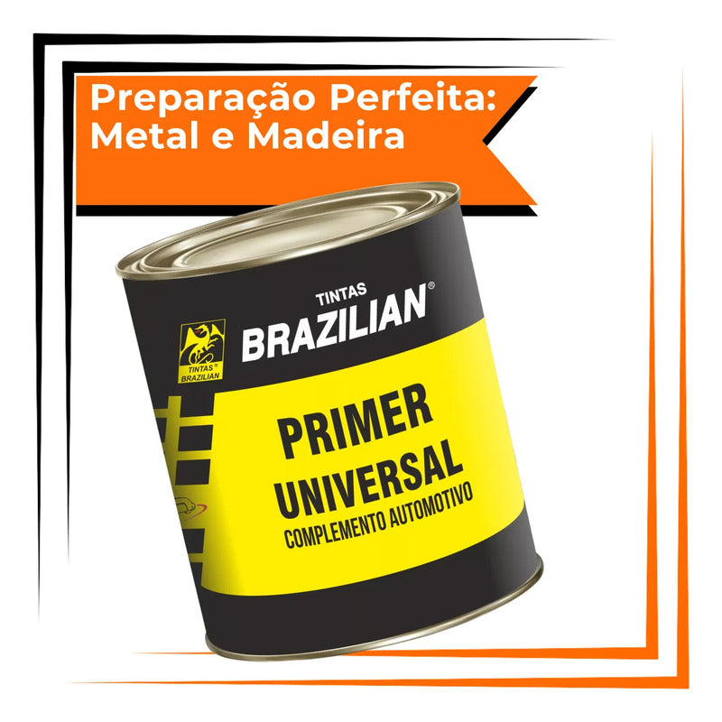 Primer Universal Cinza Brazilian 900ml Automotivo E Madeira