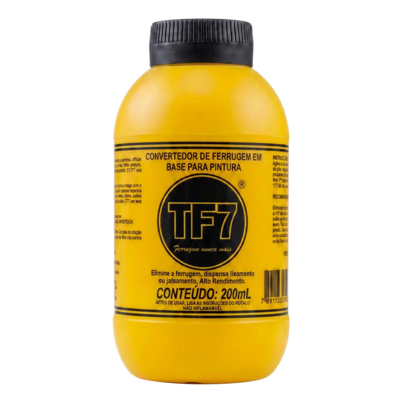 Convertedor De Ferrugem Tf7 200 Ml Neutralizador Ferrugem Amarelo