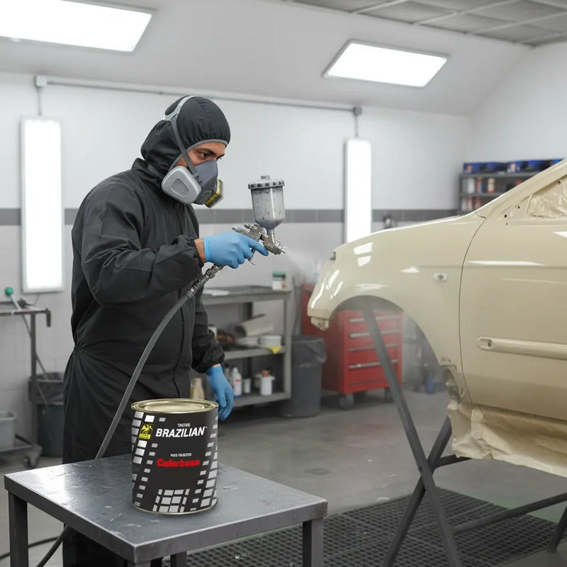 Tinta Automotiva Poliéster Bege Savannah Met. Fiat - 900ml