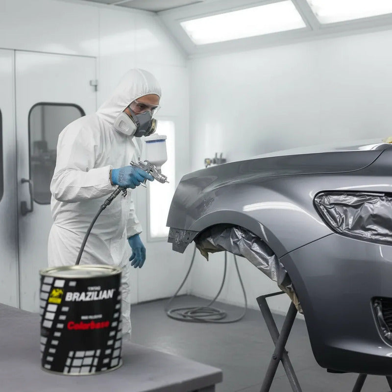 Tinta Automotiva Poliéster Cinza Spectrus Met. - 900ml.