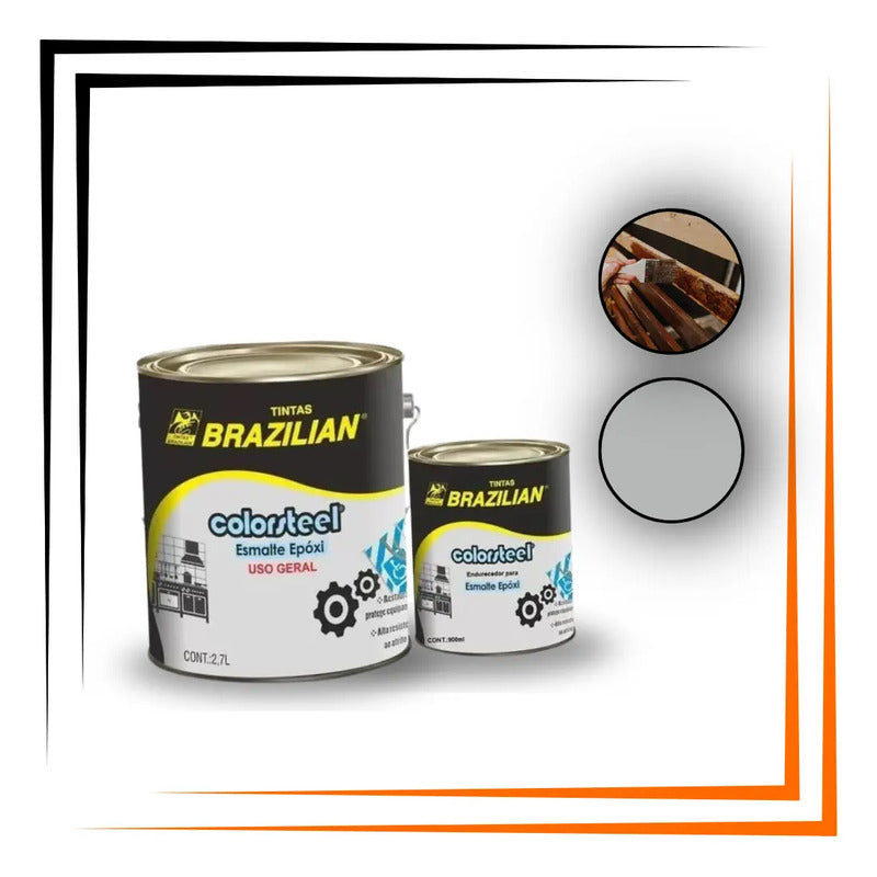 Tinta Epóxi Com Endurecedor Brazilian- 3,6l