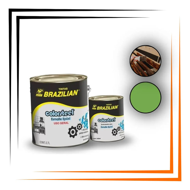 Tinta Epóxi Com Endurecedor Brazilian- 3,6l