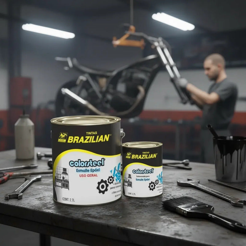 Tinta Epóxi Com Endurecedor Brazilian- 3,6l