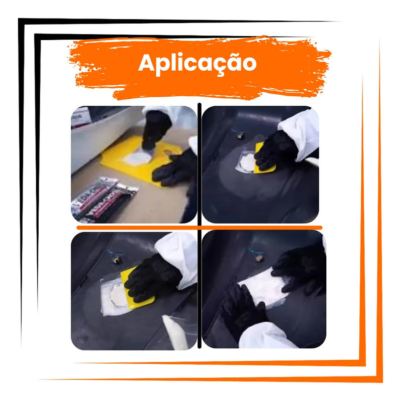 Cola Para Choque Reparador Veda Choque Maxi Rubber 150g