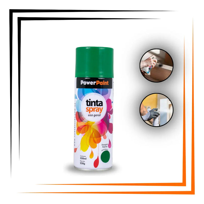 Tinta Spray Uso Geral 350ml Powerpaint