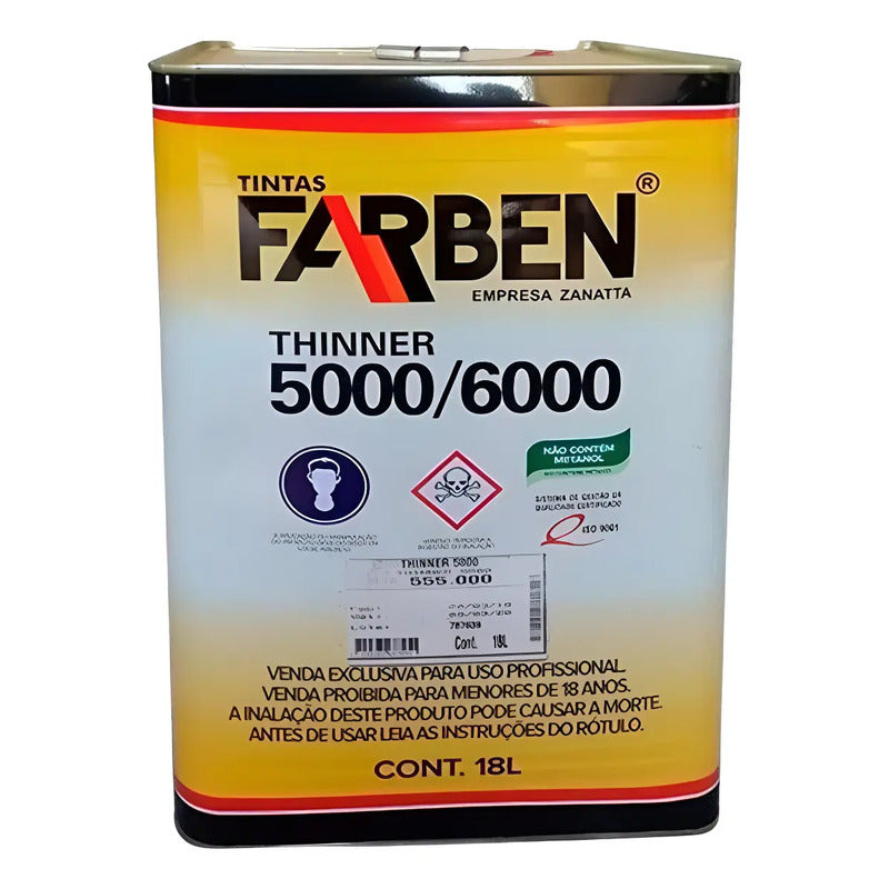 Thinner Diluente 5000/6000 18litros Farben