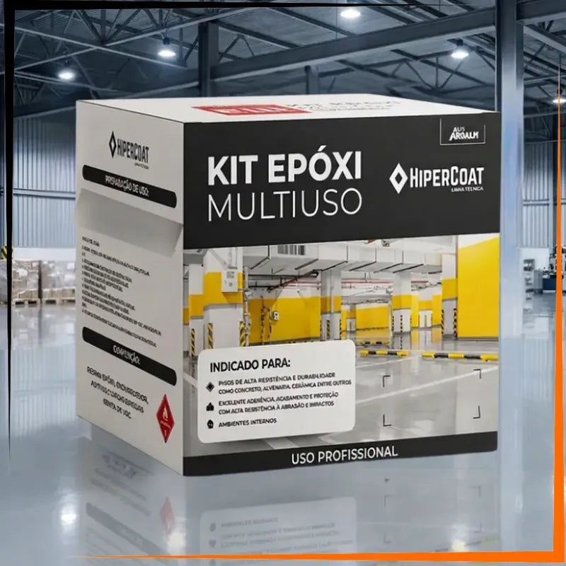 Tinta Epóxi Elit Multiuso 3.6l Kit A+b Alta Resistência Transparente Alta Resistência