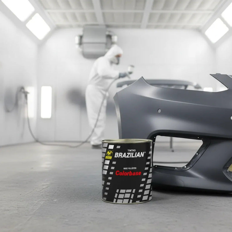 Tinta Automotiva Poliéster Cinza Rusk Gm - 900ml.