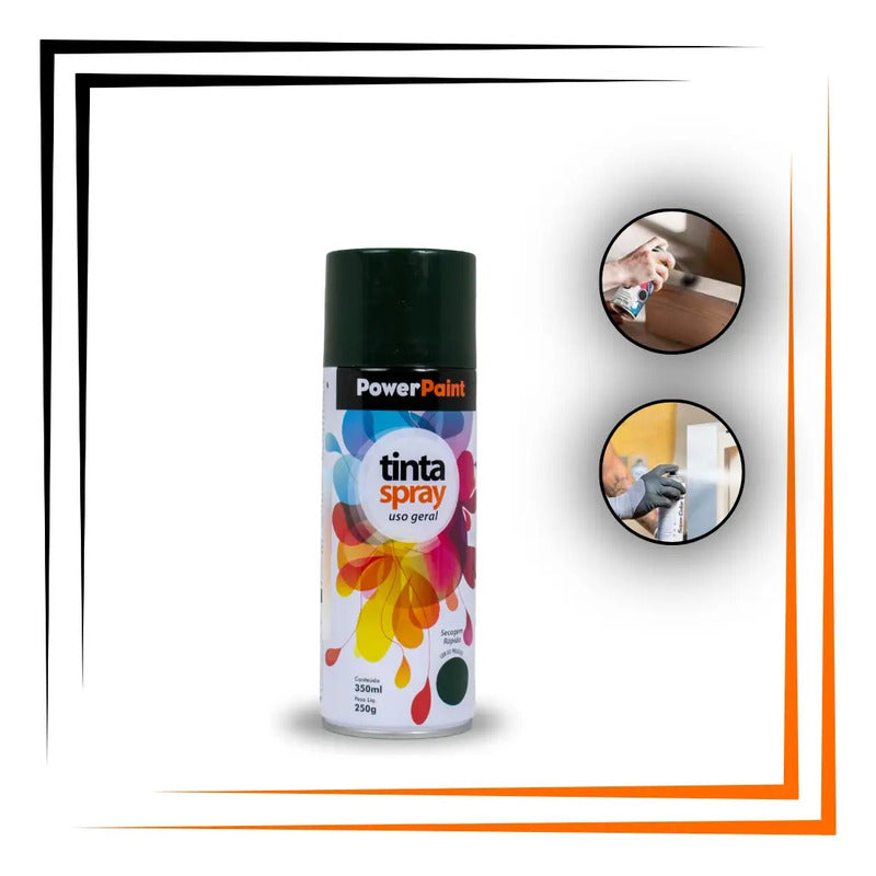 Tinta Spray Uso Geral 350ml Powerpaint