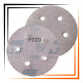 10 Lixas Hookit Norton A275 6 Polegadas - (escolha O Grão) 220