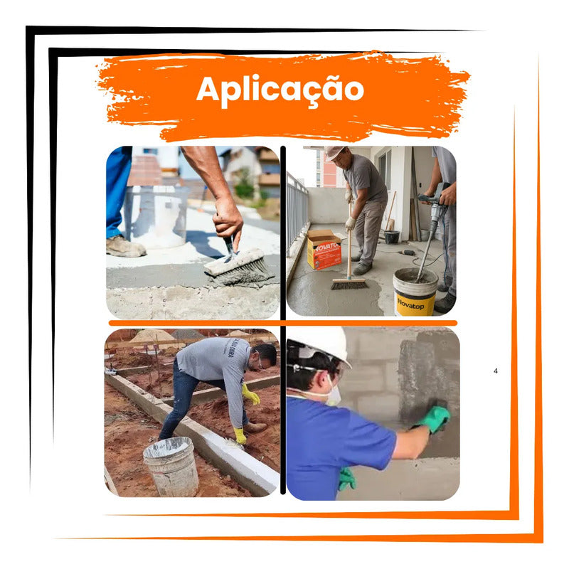 Argamassa Polimérica Impermeabilizante Novatop 18kg