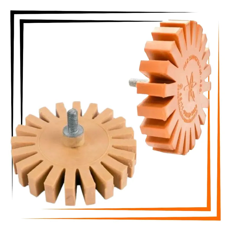 Disco Removedor De Cola E Adesivos Automotivo (ventilado) Marrom-claro