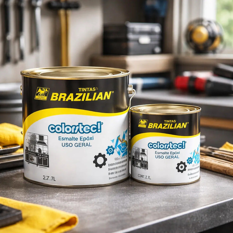 Tinta Epóxi Com Endurecedor Brazilian- 3,6l
