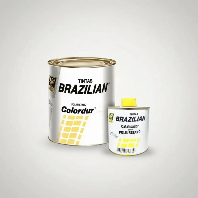 Tinta Pu Branco 9147 Mbb 96 675ml + Catalisador Brazilian