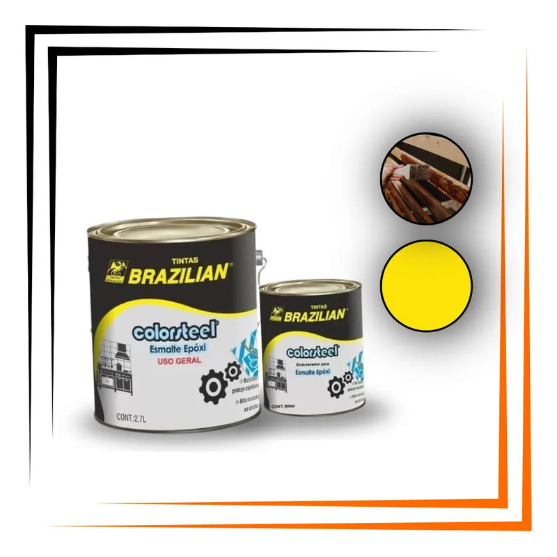 Tinta Epóxi Com Endurecedor Brazilian- 3,6l