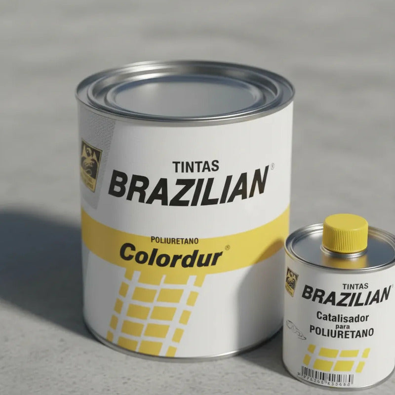 Tinta Pu Preto Ninja Vw 95 675ml + Catalisador Brazilian