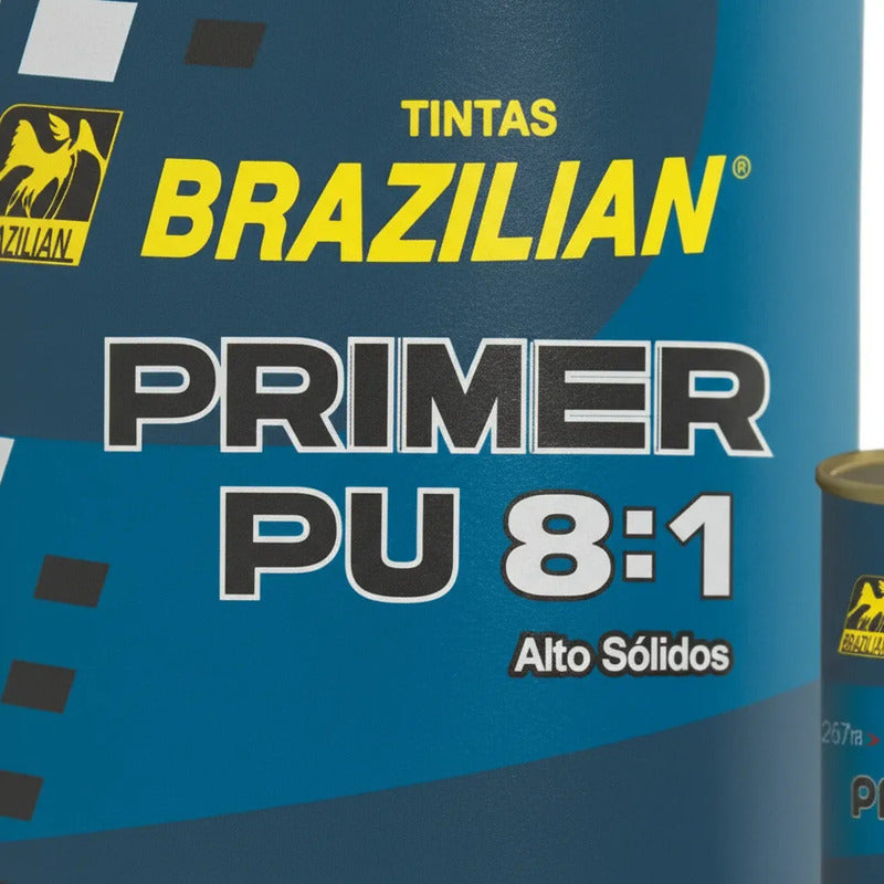 Primer Pu Super Brazilian + Catalisador 900ml Cinza
