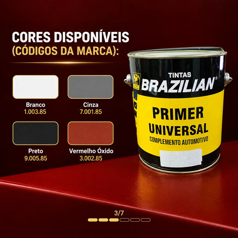 Primer Universal Vermelho Brazilian 3,6l Automotivo Madeira