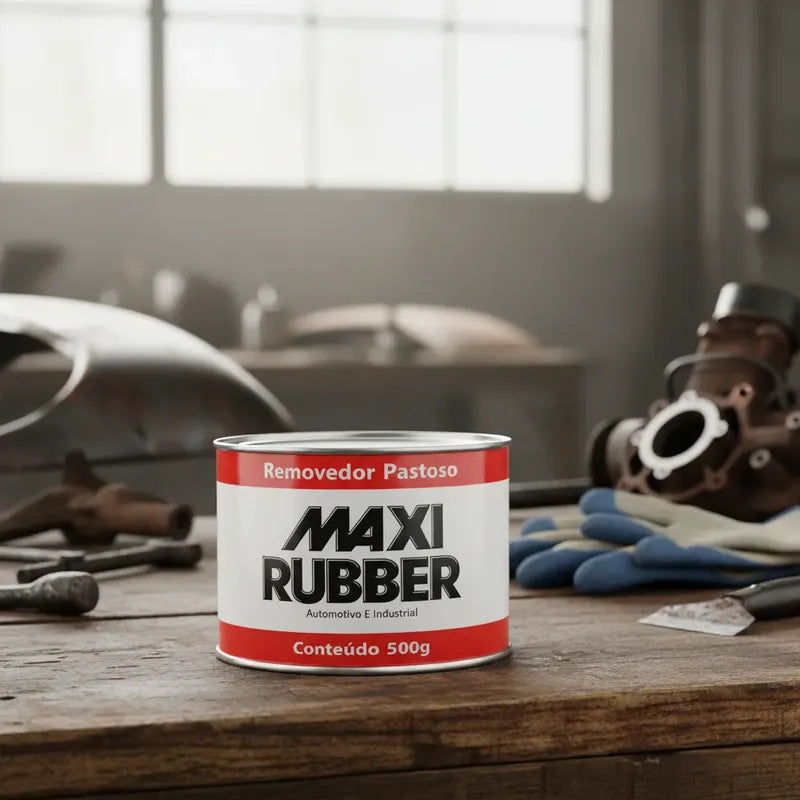 Removedor Pastoso Maxi Rubber 500g Automotivo E Industrial