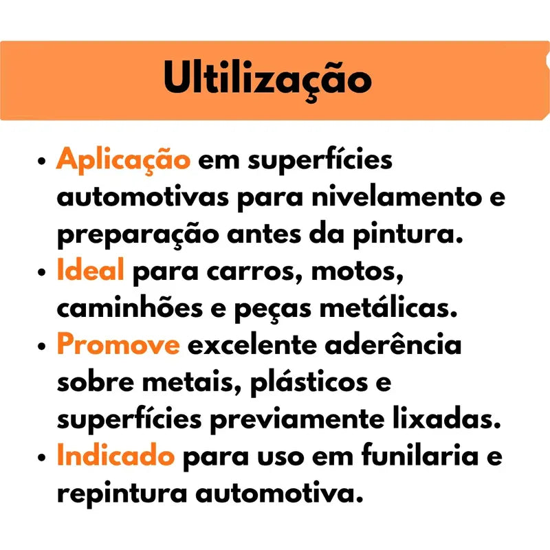 Primer Pu Preto Super Brazilian + Catalisador 900ml